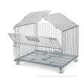 Galvanized steel warehouse storage cage